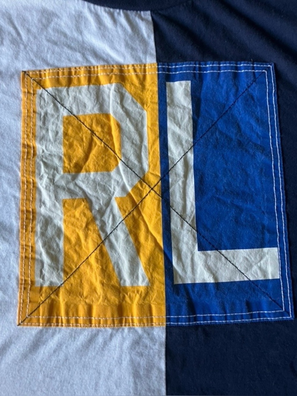 Polo Ralph Lauren Nautical Flag Colorblock T-shirt - Picture 4 of 8